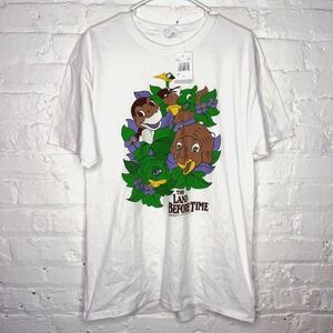 VTG Universal Studios Y2K The Land Before Time Graphic Tee Shirt Mens Large NEW